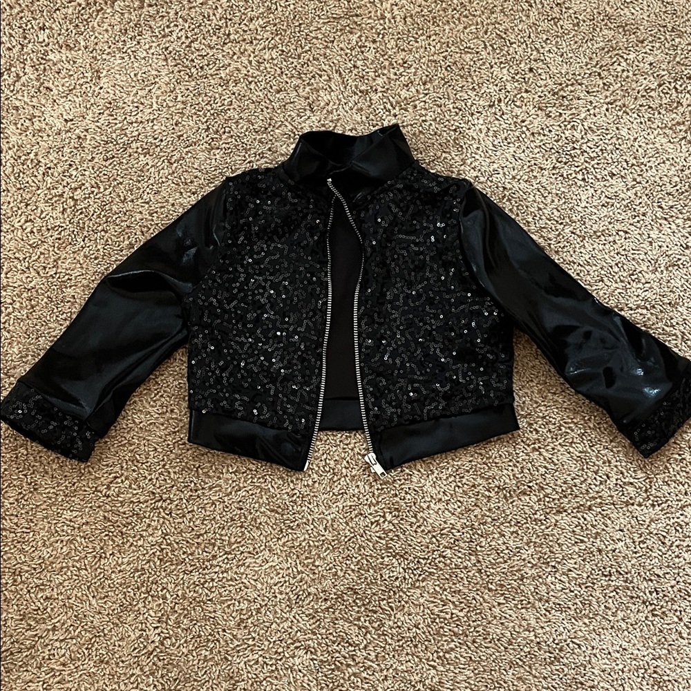 Balera Kids Black Sequin Blazer